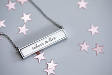 Load image into Gallery viewer, Self Love Bar Necklace

